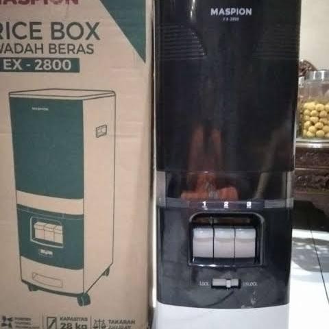 

TEMPAT BERAS 28KG MASPION EX2800