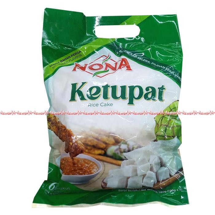 

NONA KETUPAT MALYSIAN SATAY RICE ISI 6 BUNGKUS KETUPAT INSTAN 780 GR