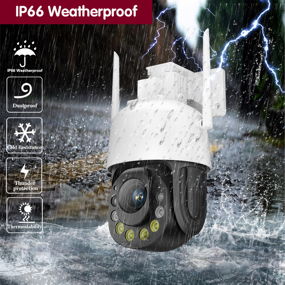 50X 30X Optical Zoom 5Mp Ptz Security Camera Outdoor Waterproof Wifi Ptz Ip Camera Color Night