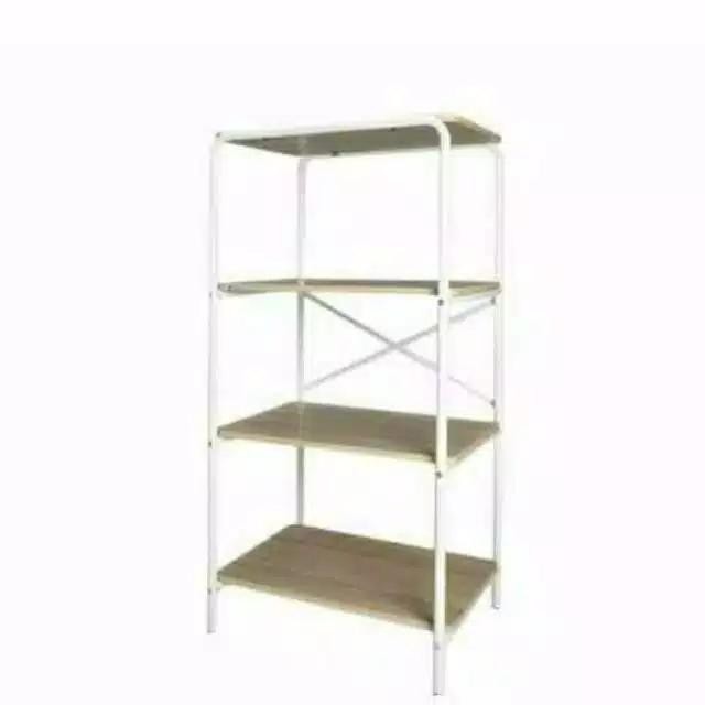 Terbaru Rak Besi Serbaguna Rak Dapur Microwave Oven Rak Kantor Rak Laundry