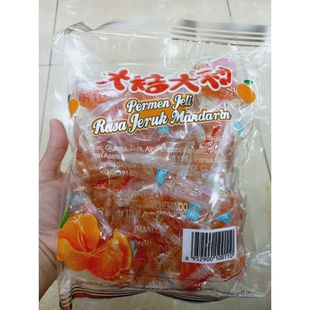 

[HALAL] Jelly Jeruk Mandarin 504gr Permen Jeruk Imlek Chen Liang Ji Orange
