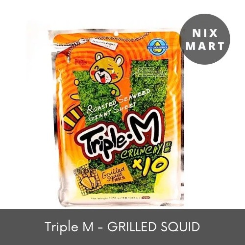 

Triple M Roasted Seaweed Giant Sheet / Rumput Laut panggang Lembaran - 45gr