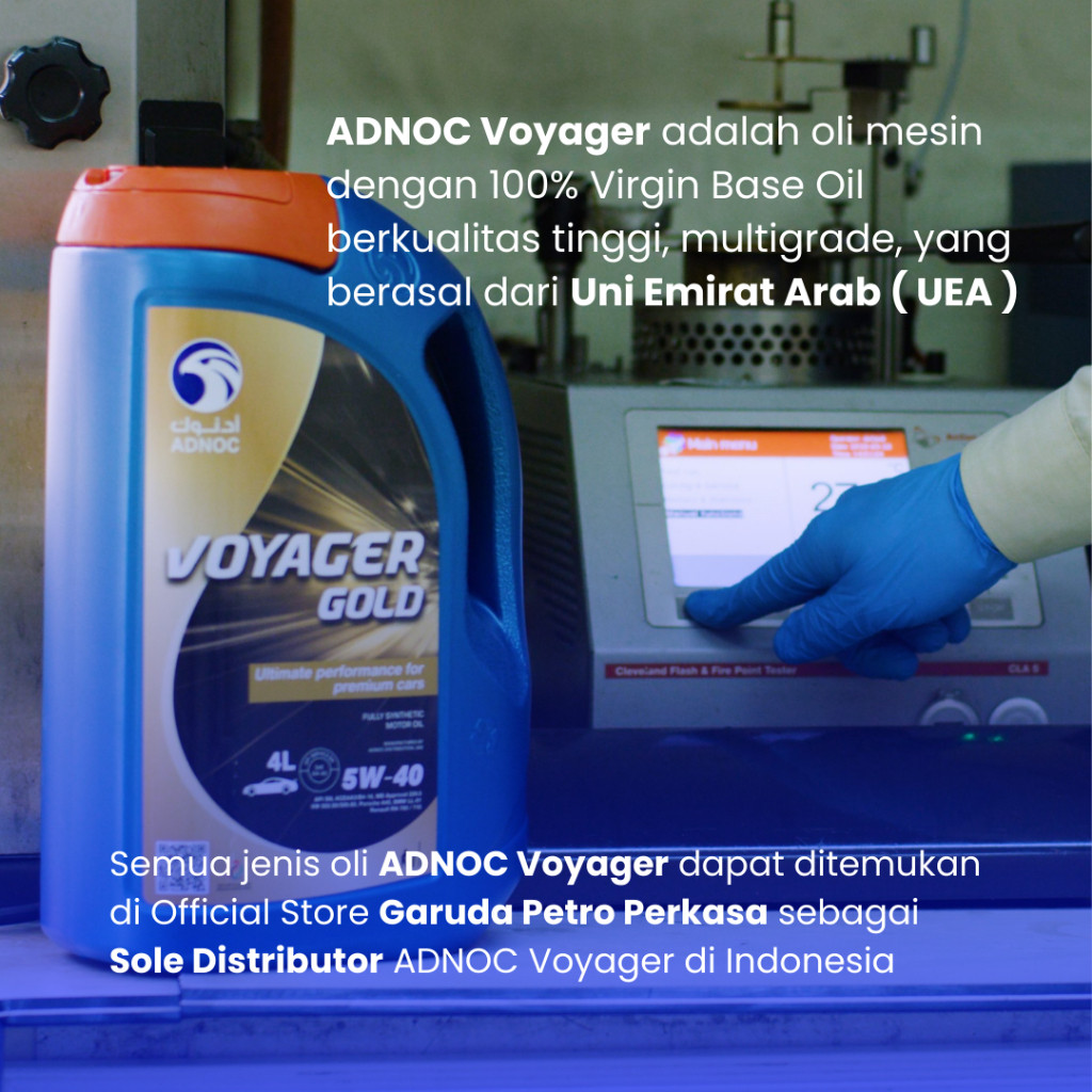 Oli Mobil Diesel ADNOC Voyager Plus 15W40 - 1 Liter