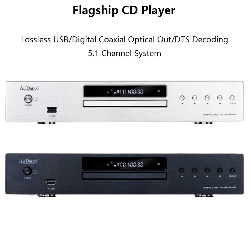 Flagship CD Player SD7402 OPA2604 Chip Architecture APTX Bluetooth 5.0 HD Lossless CD Player DTS Dec