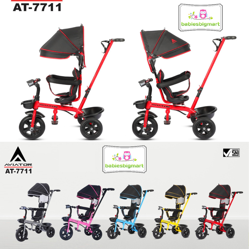 SEPEDA ANAK RODA TIGA 3 TRICYCLE EXOTIC ET 1263 , ET 1262 , ET 1267 , ET 1268 , ET 1269 , ET 1261 1