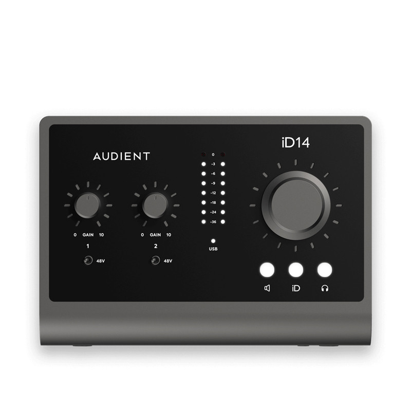 Audient iD14 MKII Second generation music arrangement / recording audio interface instrument externa