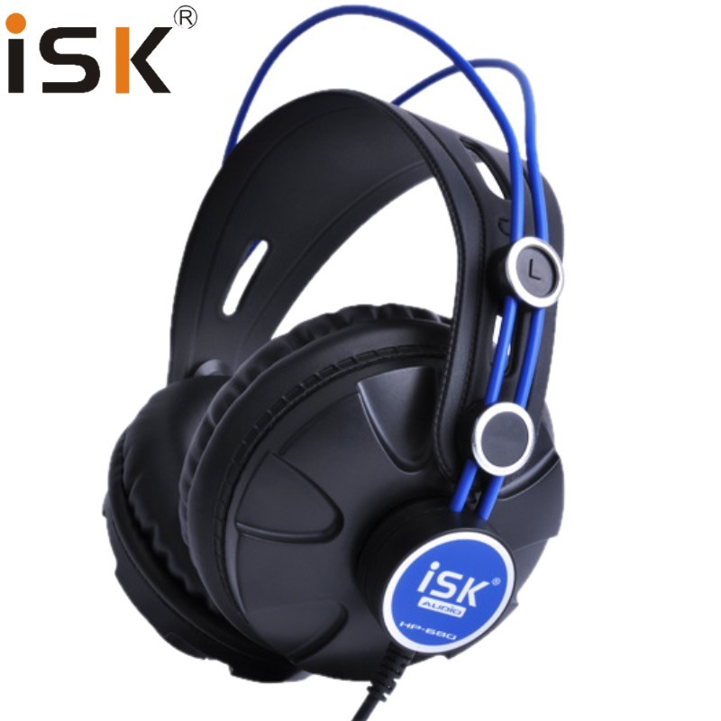 Original ISK HP-680 Headphones DJ Studio Monitor Headphone ISK Audio Earphone K Song Computer Headse