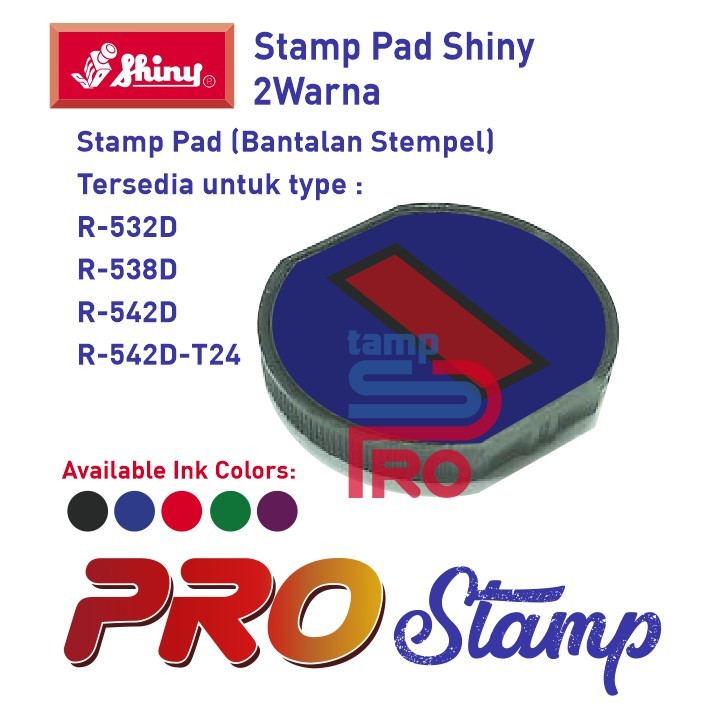 

[READY] Replacement Ink Pad Shiny / R-532D, R-538D, R-542D (TANPA WARNA)