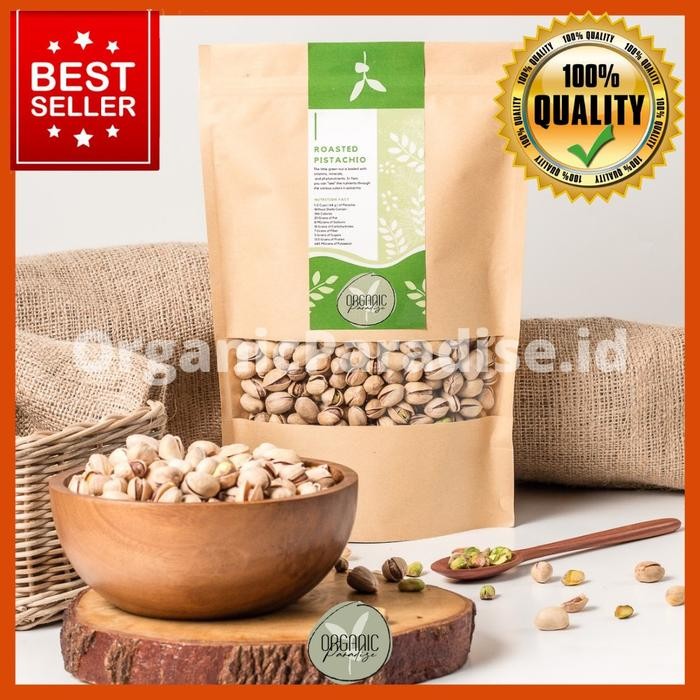 

Kacang Pistachio Panggang Cangkang 250 gram Premium Quality