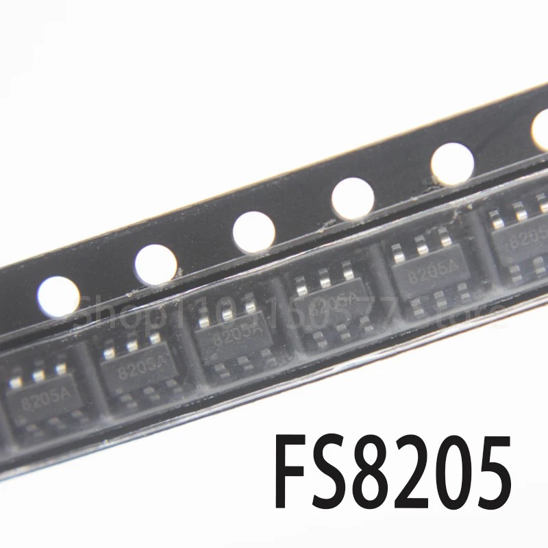 IMPORT 5PIECE FS8205S 8205S FS8205A 8205A LITHIUM BATTERY PROTECTION IC SOT23-6 CIRCUIT CHIP