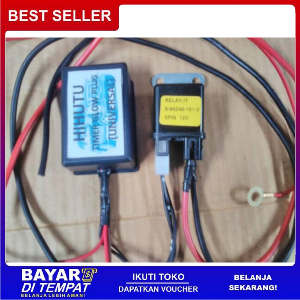 FREE ONGKIR KONTROL TIMER GLOW PLUG + RELAY GLOW PLUG UNIVERSAL BISA COD