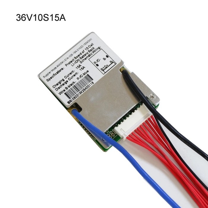 36V li-ion battery BMS 10S 15A lithium ion batteries BMS For 10S 36V