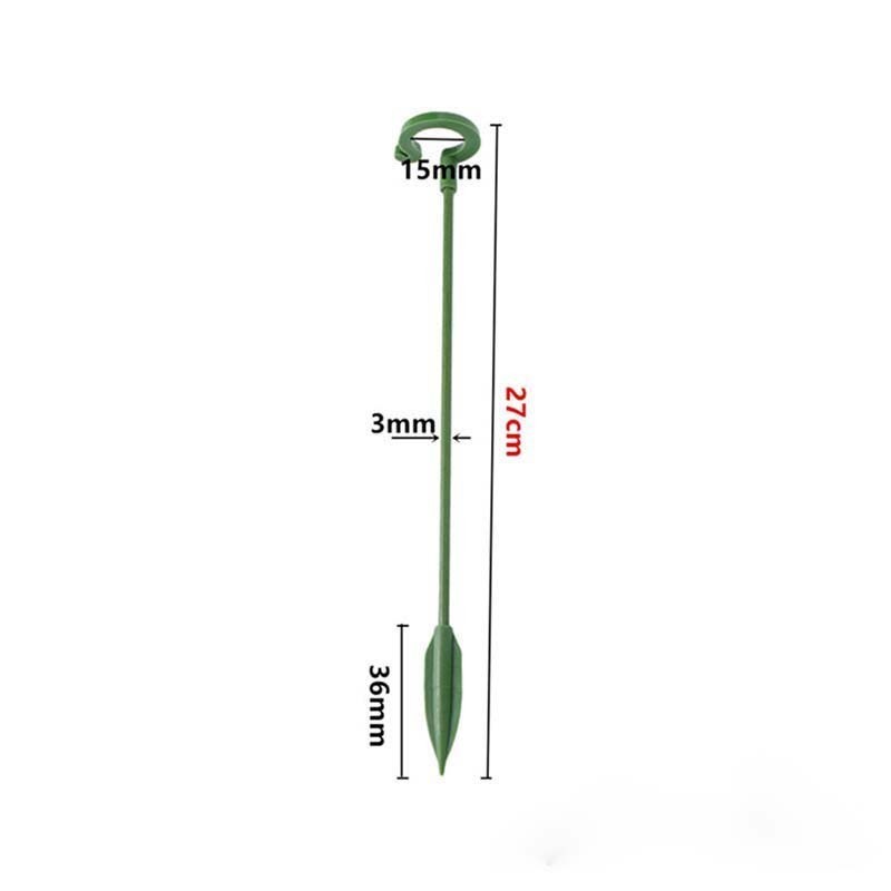 Baru 10 Pcs Penyangga Anggrek Plant Stake Pvc Penyangga Tanaman Rambat Penyangga Bunga Anggrek