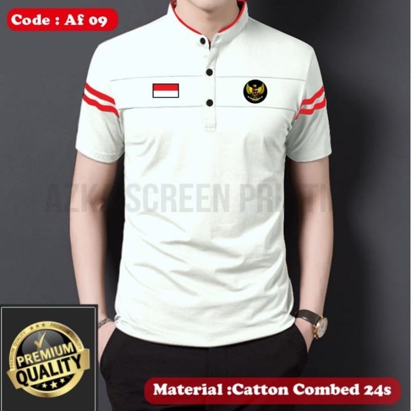 KAOS KERAH SHANGHAI LOGO GARUDA, KAOS POLO SHIRT, KAOS KERAH SHANGHAI, KAOS LOGO GARUDA, KAOS PRIA,