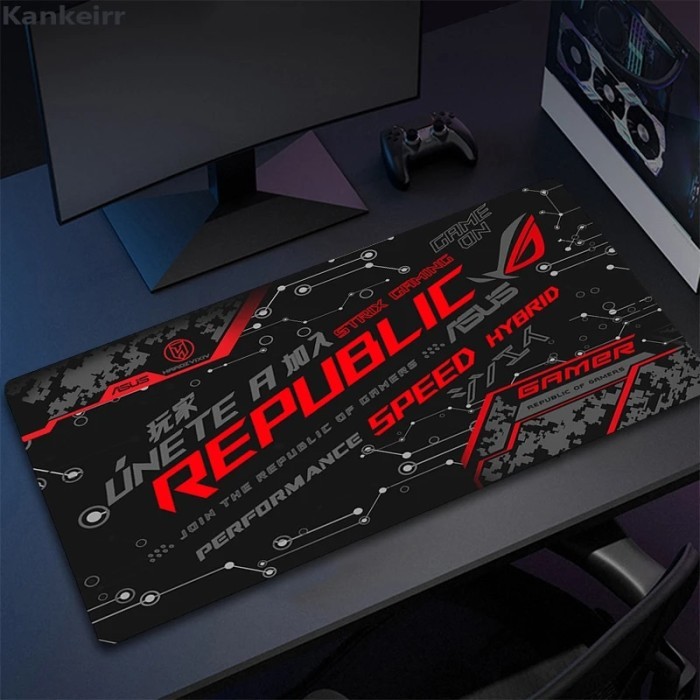Computer Mouse Pad HD ROG Gaming Accessories Large PC Gamer Mausepad
