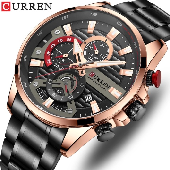 CURREN Men's Exquisite Sports Multifunction Watch New Luxury
