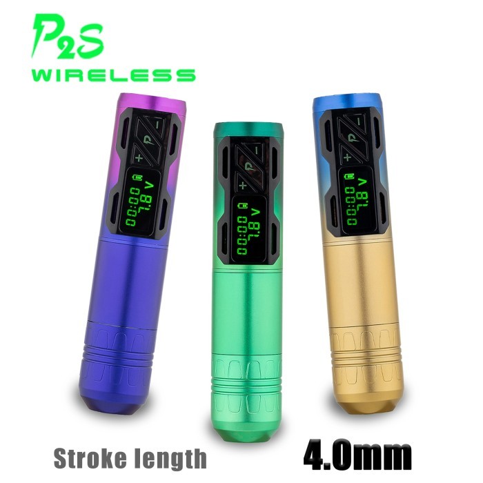 4.0 MM Stroke EZ Portex Gen 2S (P2S) Wireless Battery Tattoo Pen