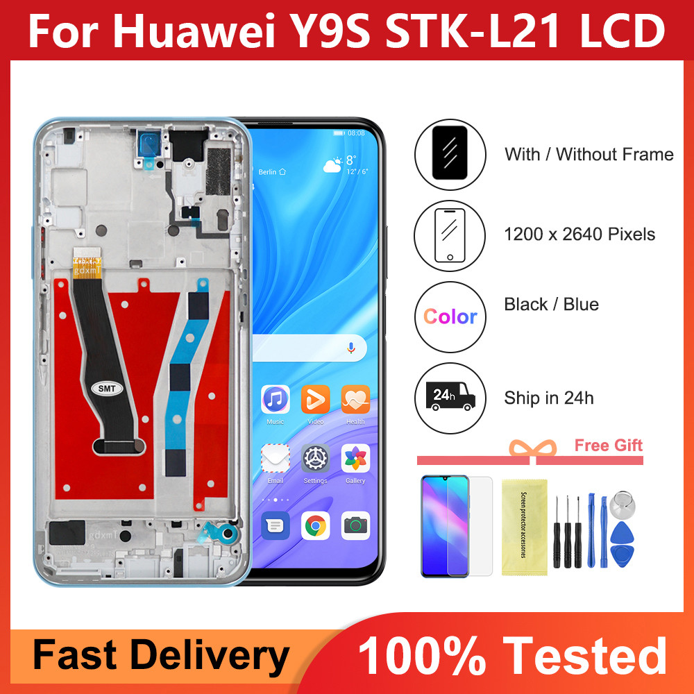 6.59 inch Screen for Huawei Y9S LCD Display Digitizer Assembly Touch Display For Huawei Y9 s STK-L21