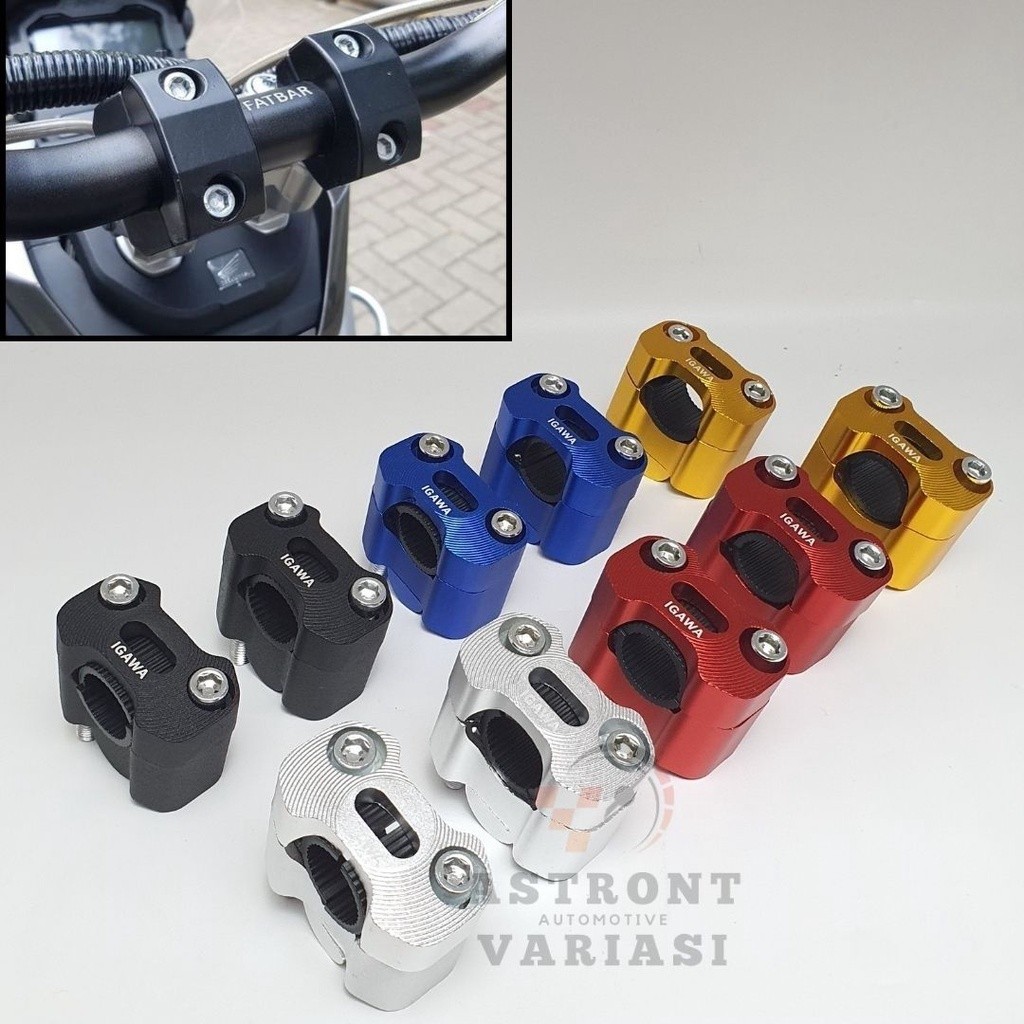 Raiser Stang Stang Fatbar Cnc Unsal Motor Vixion Pcx Rx King Cb150r Klx Crf