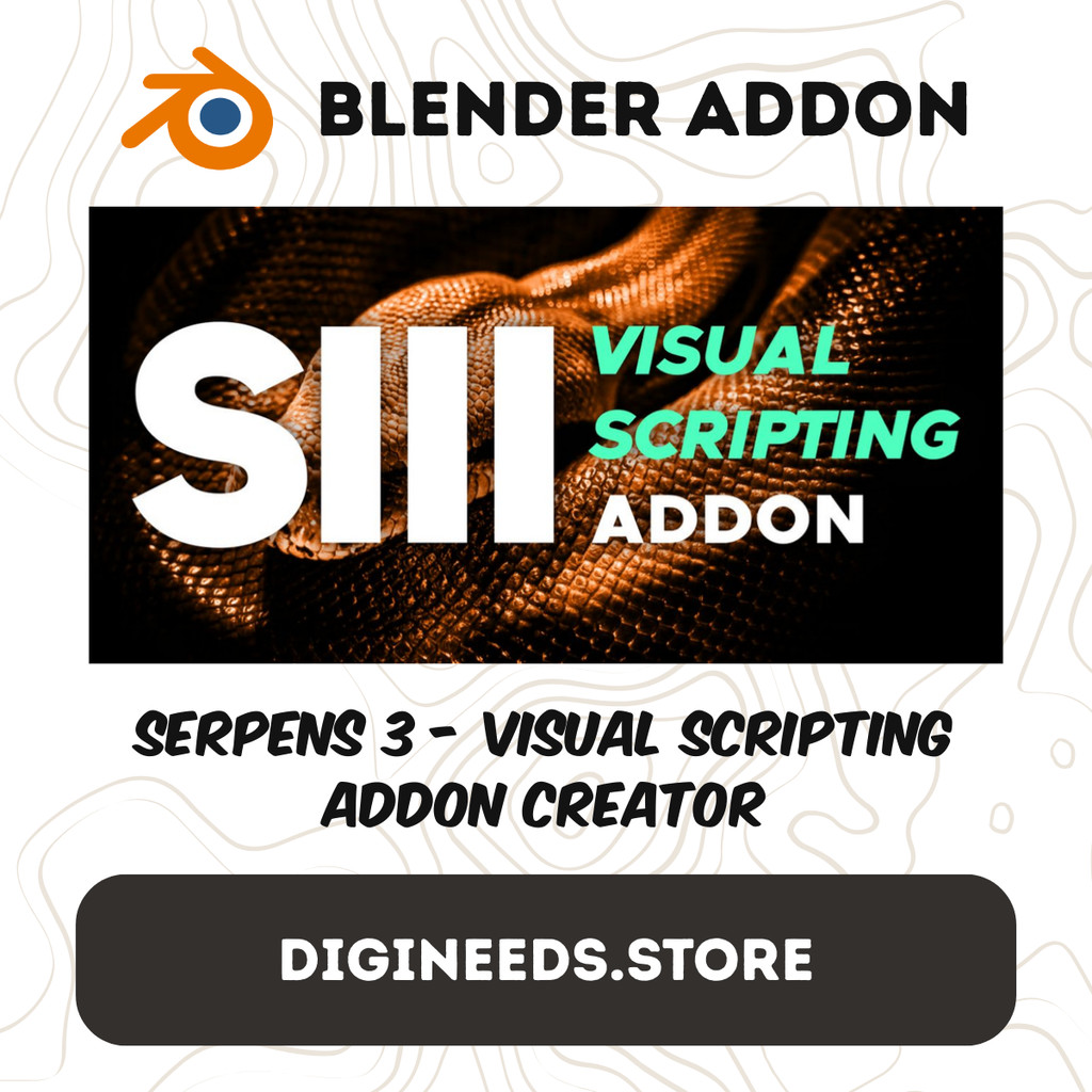 Blender Addon : Serpens 3 - Visual Scripting Addon Creator