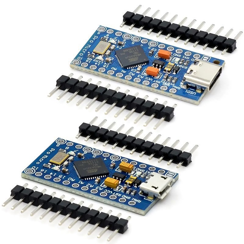 IMPORT NEW PRO MICRO FOR ARDUINO ATMEGA32U4 MODULE WITH 2 ROW PIN HEADER FOR LEONARDO  .
