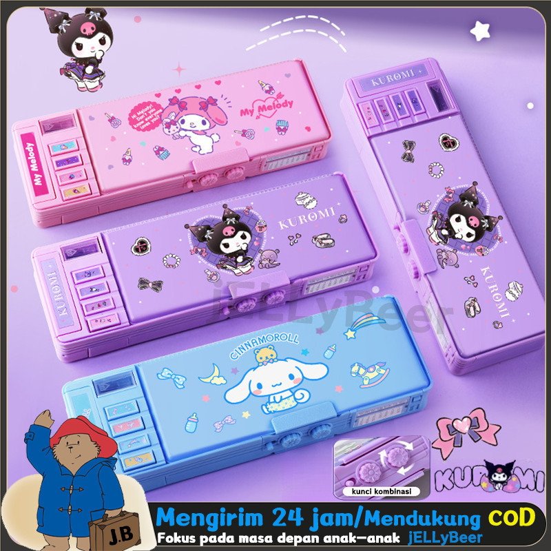 

Baru Kuromi Kotak Alat Tulis Besar Multifungsi Kunci Kode Kotak Pensil Lucu Berkapasitas Password Kuromi Sandi Kotak Pensil Tempat Pensil Lapis Ganda