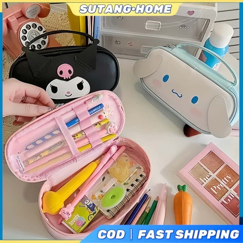 

【SUTANG】Tempat Pensil Premium Oval / Kotak Pensil Karakter Lucu