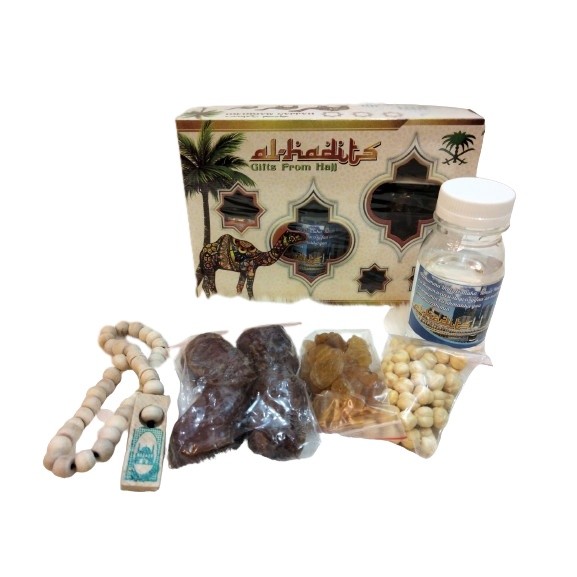 

PAKET 1 OLEH OLEH HAJI UMROH HEMAT EKONOMIS GIFT HAMPERS FREE TASBIH KAYU