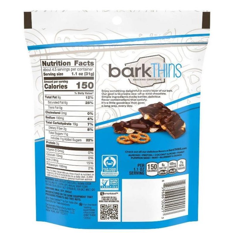 

barkTHINS Pretzel with Sea Salt Dark Chocolate Terlaris