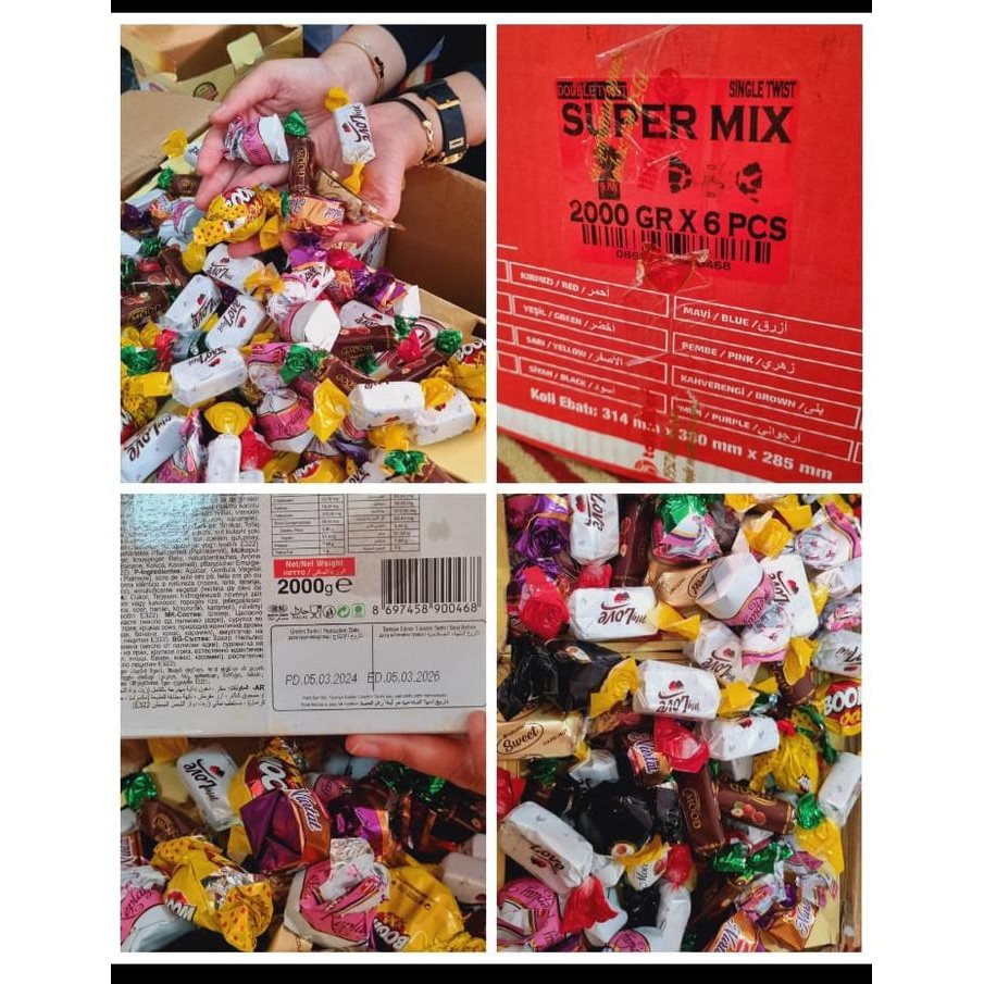 

coklat truffle 1,8kg x 6 box /carton Terlaris