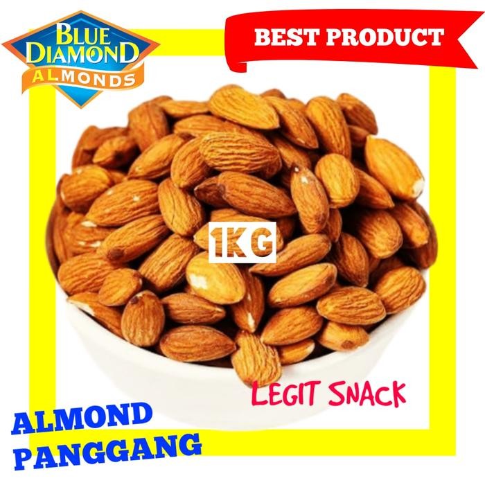 

1KG KACANG ALMOND PANGGANG KUPAS BLUE DIAMOND OVEN ALMOND ROASTED 1 KG Terlaris
