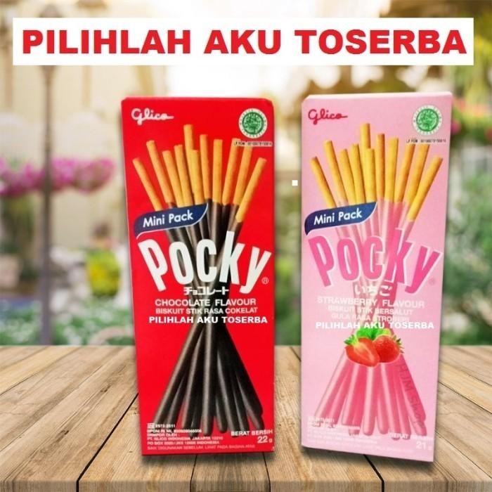 

Glico Pocky MINI PACK STRAWBERRY / STROBERI - ( HARGA PER DUS ) Terlaris