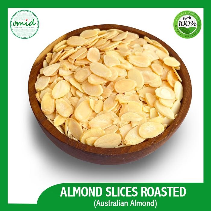 

Roasted Almond Sliced (Kacang Almond Iris Panggang) 250gr Terlaris