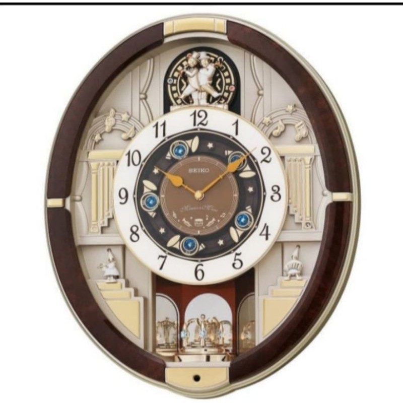 Seiko QXM289#Qxm289#Jam Dinding Seiko Qxm289#Wall Clock Seiko Qxm289#Jam Dinding Seiko Bunyi Qxm289