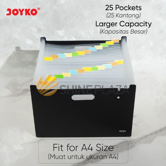 

[READY] Map Ekspanding Harmonika Joyko EF-7A4 - Expanding File A4 25 Pocket