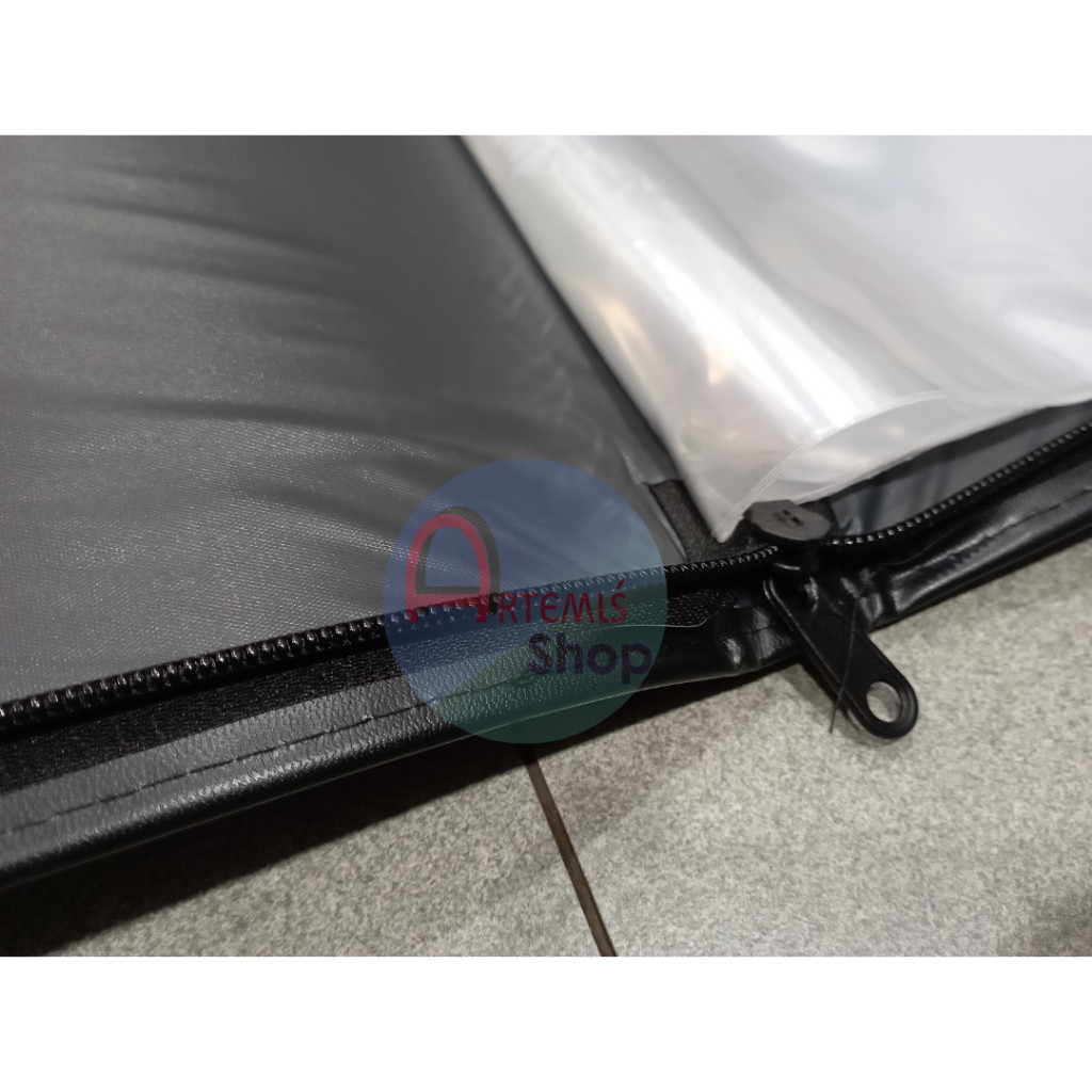 

[READY] Map Document Keeper Resleting Folio / F4 CHAMPION AUTHENTIC Kain Kulit