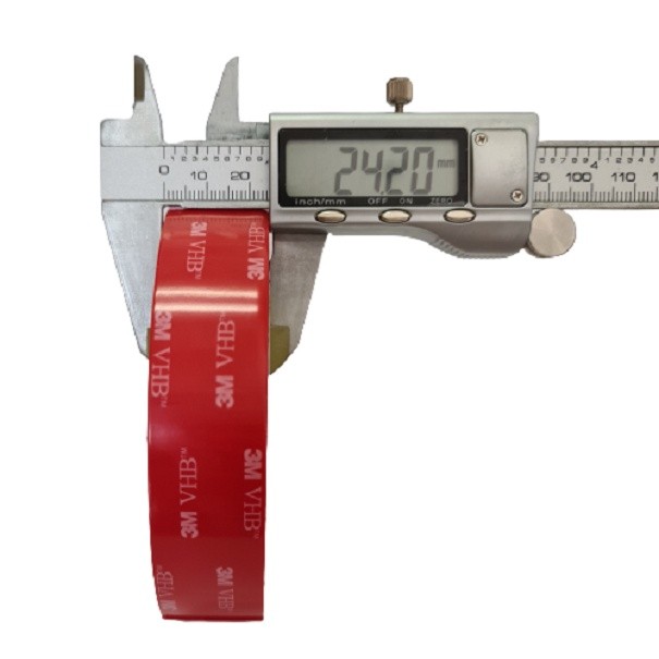 

JH8 Double Tape 3M VHB Doubletape Transparan Bening 24MM x 4.5M 24 MM x 4.5 M Tebal 0.5 MM