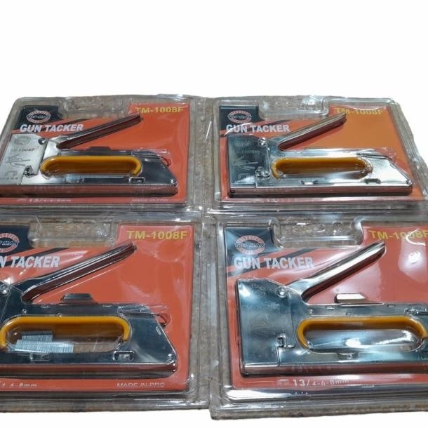 

Obrali- Steples Tembak staples Multifungsi Gun Tacker / Tembak Jok Kulit Motor