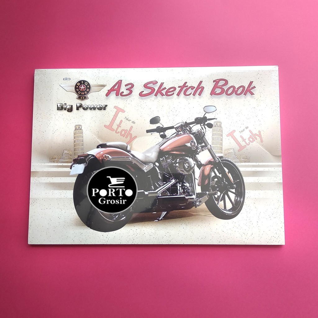 

[READY] Kiky Sketchbook A3 Kyky Buku Gambar Sketch Book Sketsa Mewarnai Sekolah
