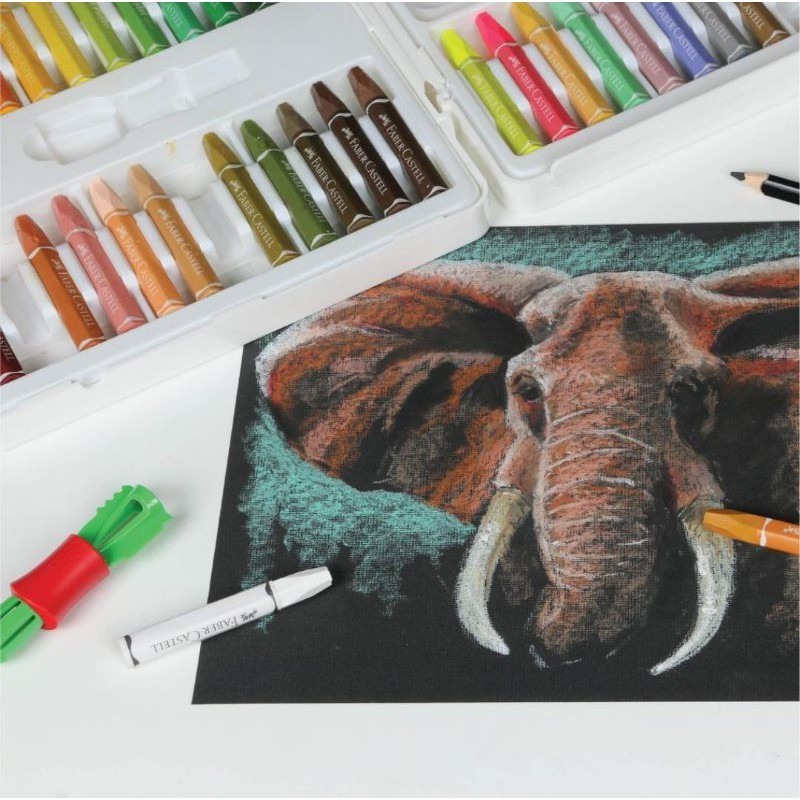 

[READY] Krayon Faber Castell Hexagonal Oil Pastel 12/24/48/60/72