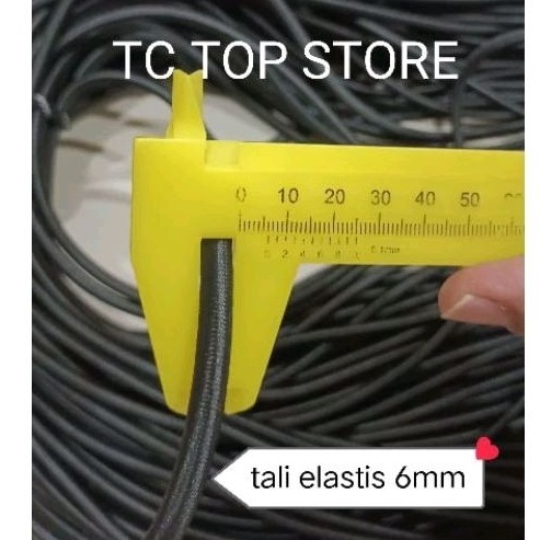 

JH8 Tali Elastis 6mm / Tali string bulat 6mm / Tali Karet 6 mm Panjang per 10 meter