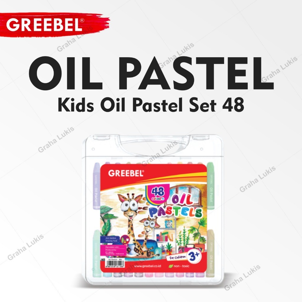 

[READY] GREEBEL Oil Pastel / Krayon Set 48