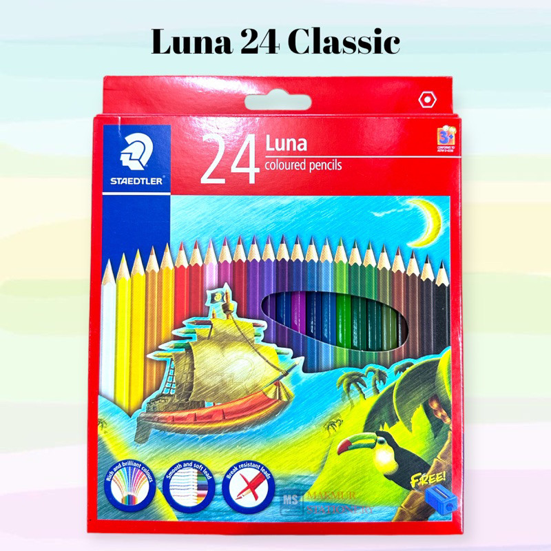 

[READY] Pensil Warna Staedler Luna Panjang 24 Classic