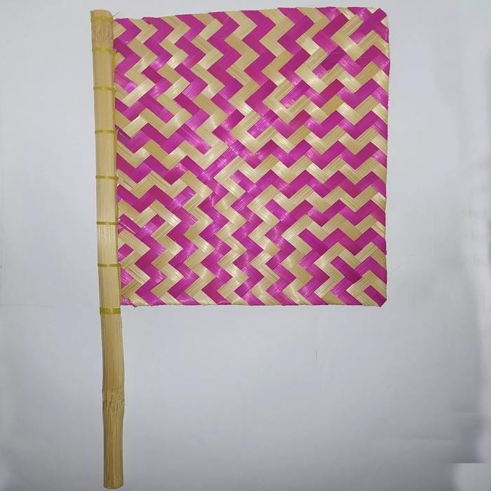 (Expert) 1 Pcs Kipas/Hihid Anyam Bambu/Kipas Sate Random Warna
