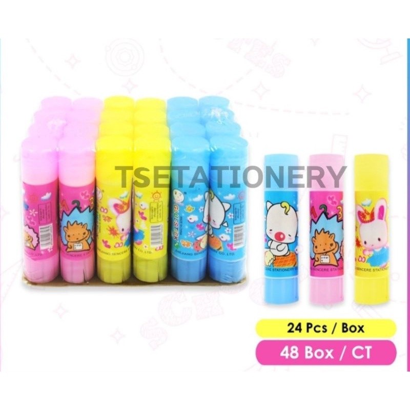 

JH8 Glue Stick Fancy - Lem Kertas Stick 24 Pcs [GROSIR]