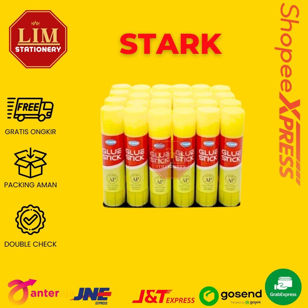 

JH8 Lem Stik / Glue Stick 8Gr Stark (1pak/24pcs)