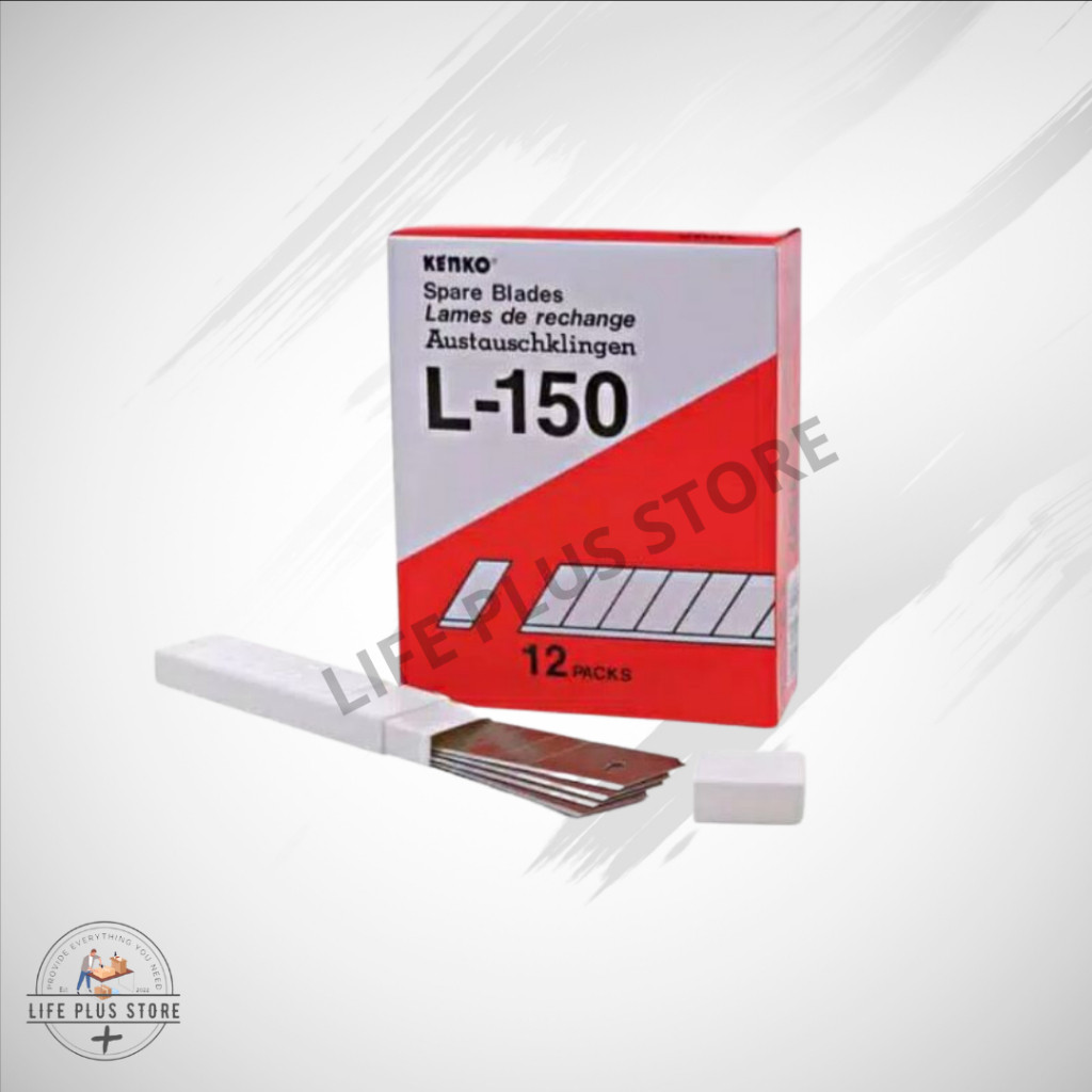 

JH8 ISI CUTTER KENKO L 150 ISI PISAU CUTER L150 REFILL KATER BESAR Box Sekotak