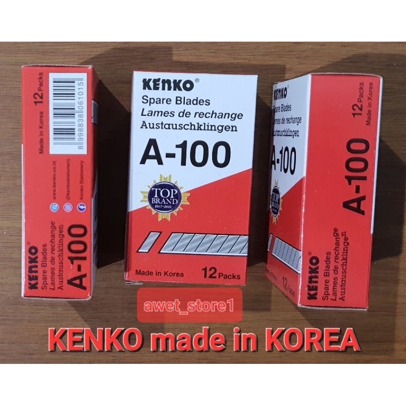 

JH8 Isi Cutter Mini / Kecil KENKO A 100 KOREA (per Pack isi 12 tube)