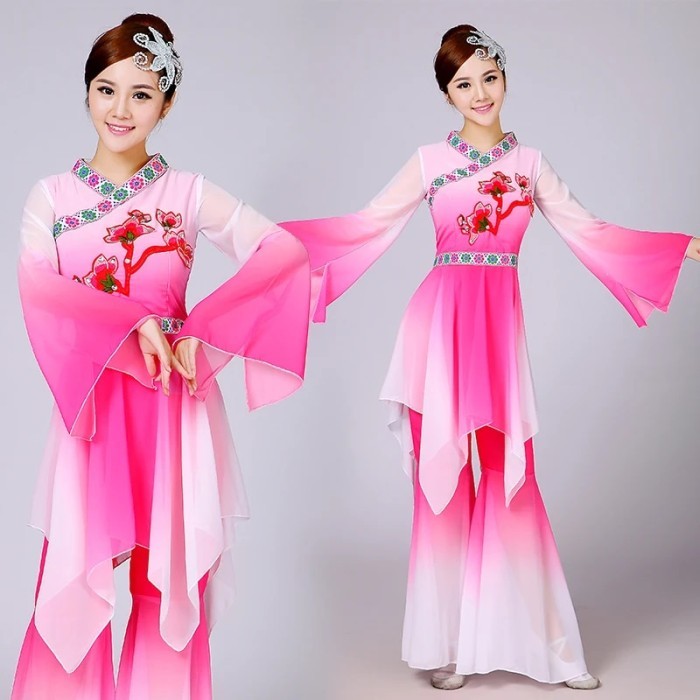New Fan Dance Clothing Classical Clothes Yangko Dance Costumes