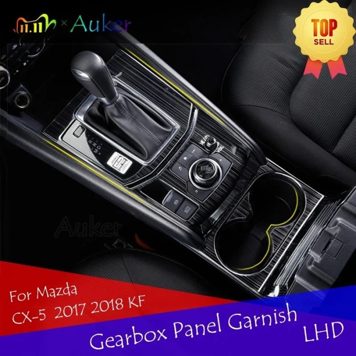 For Mazda CX-5 CX5 2017 -2021 KF LHD Car Console Gearbox Panel Trim